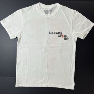 Vlone Juice Wrld Legends Never Die 999 T-Shirt Mens Size S White 100% Authentic